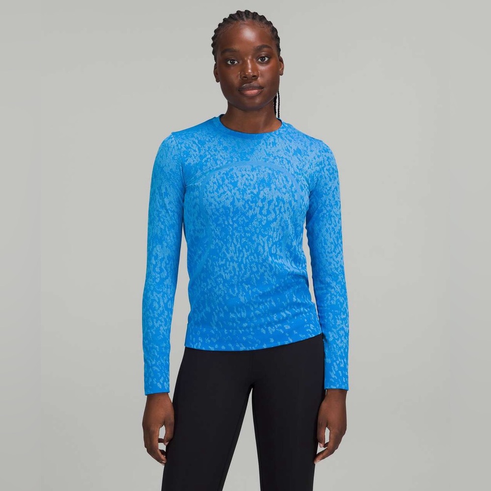 lululemon athletica Blue Long Sleeve Top